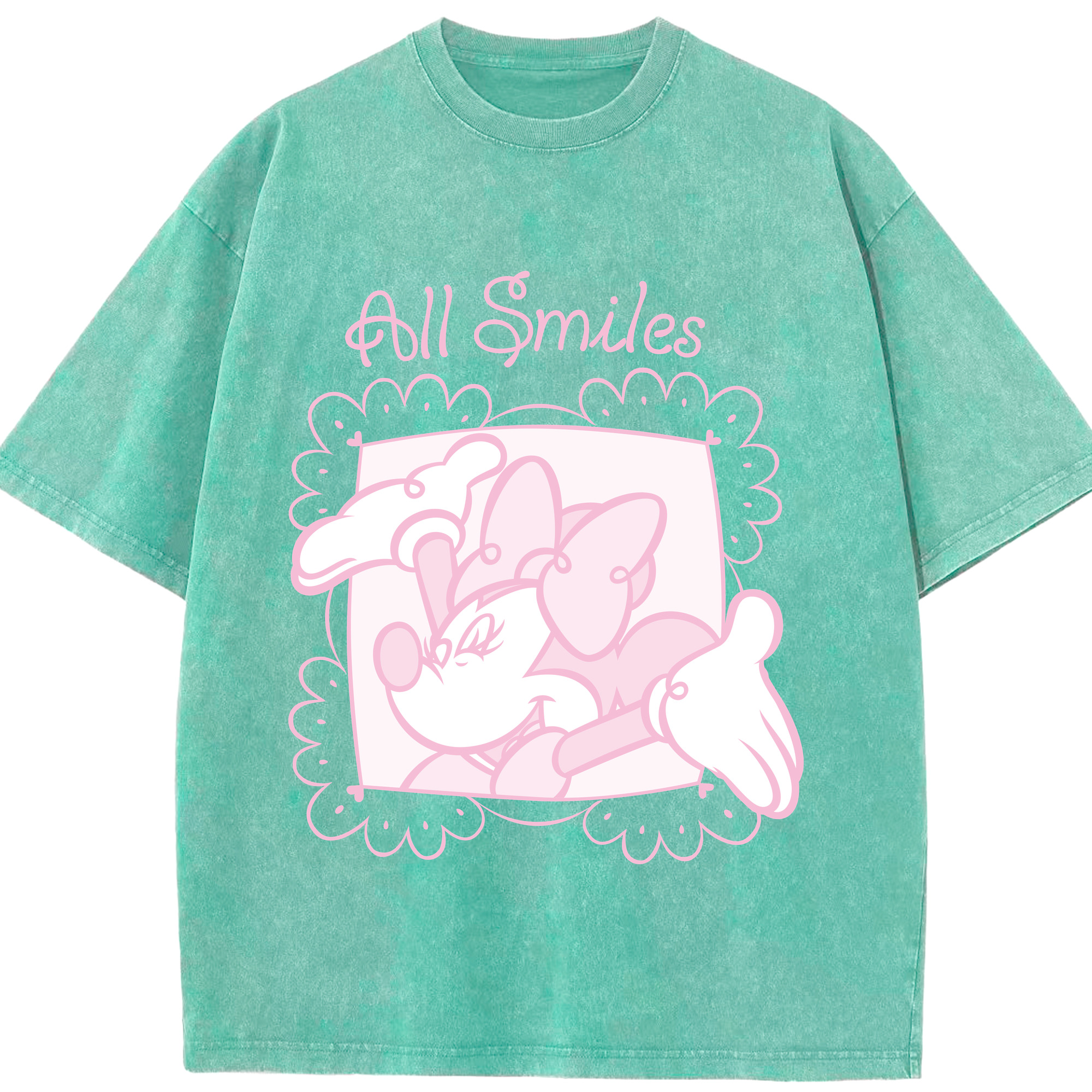 （画像用） ミッキーマウス Mickey Mouse 綿100% ヴィンテージ風 半袖Tシャツ（フロントプリント）